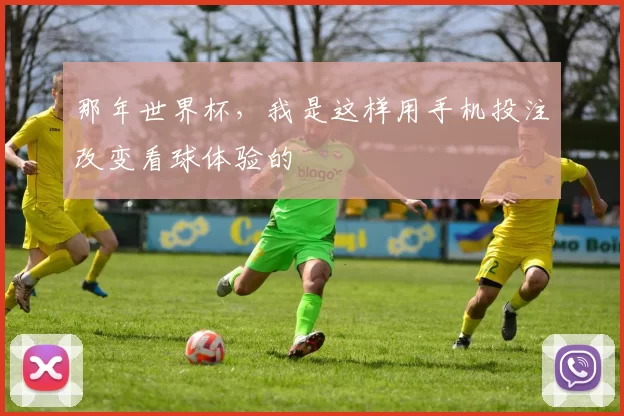 那年世界杯，我是这样用手机投注改变看球体验的