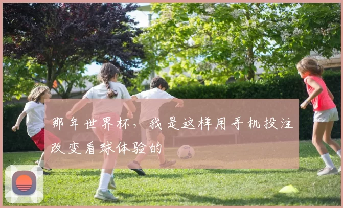 那年世界杯，我是这样用手机投注改变看球体验的