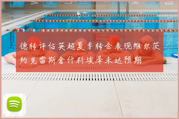 德转评估英超夏季转会表现维尔茨约克雷斯舍什科埃泽未达预期