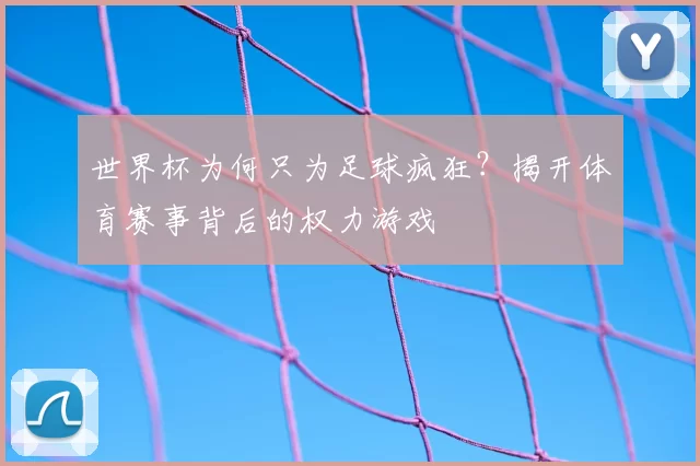 世界杯为何只为足球疯狂?揭开体育赛事背后的权力游戏